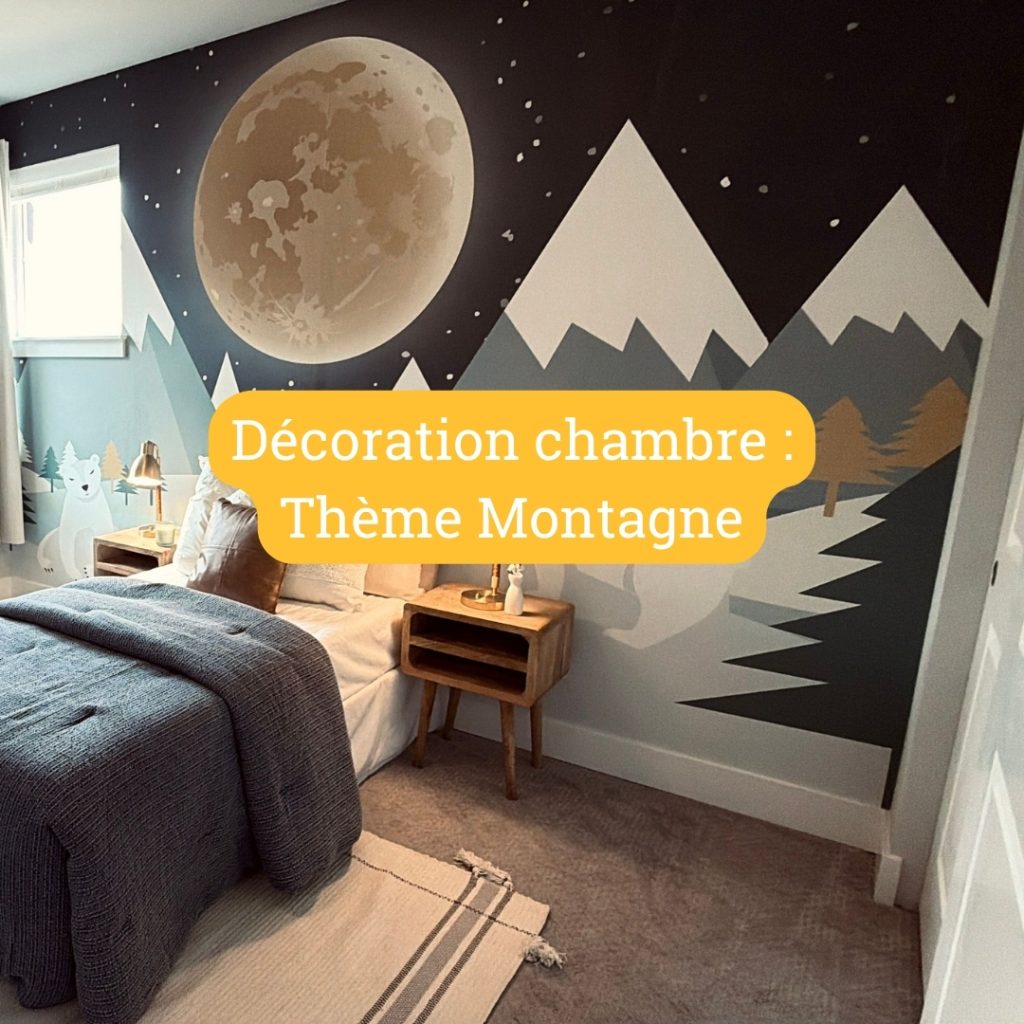 Décoration chambre montagne