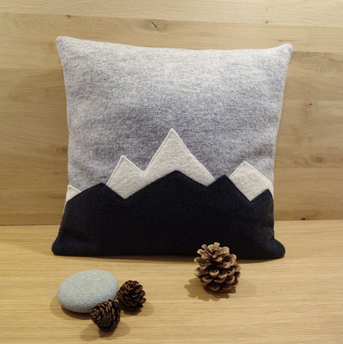 Coussin décoration montagne
