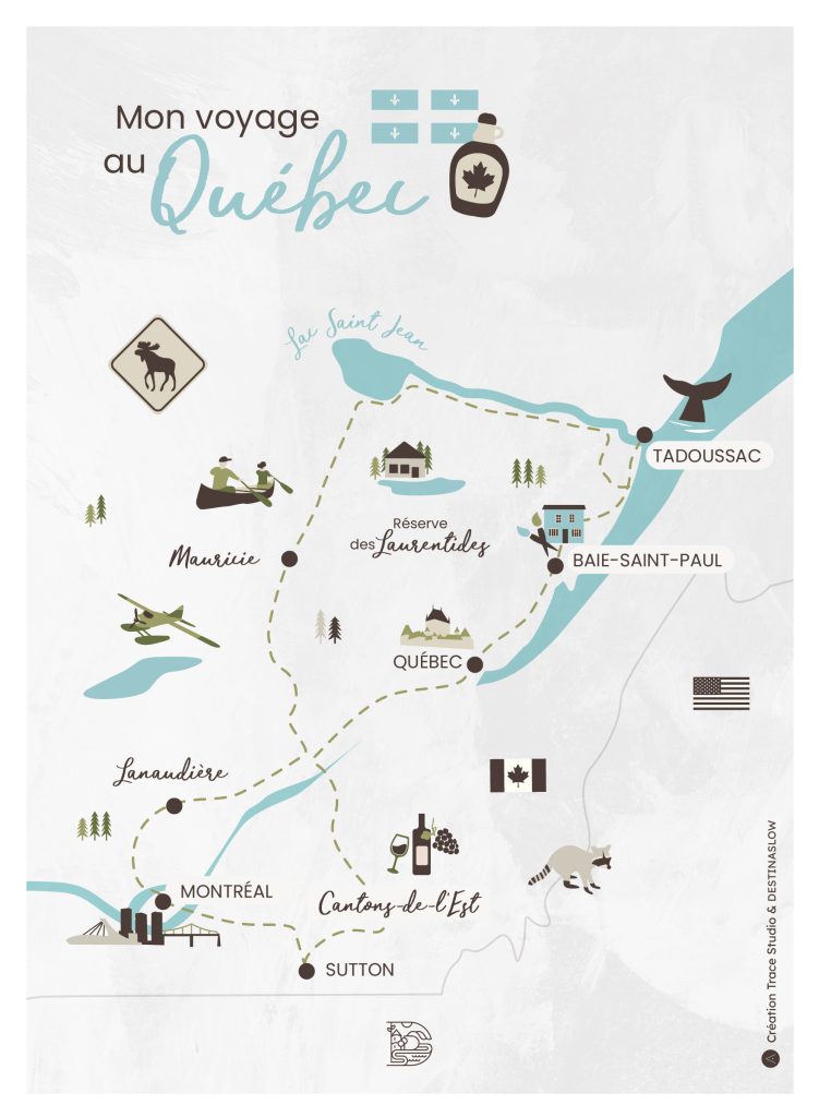 Destinaslow Affiche QUebec