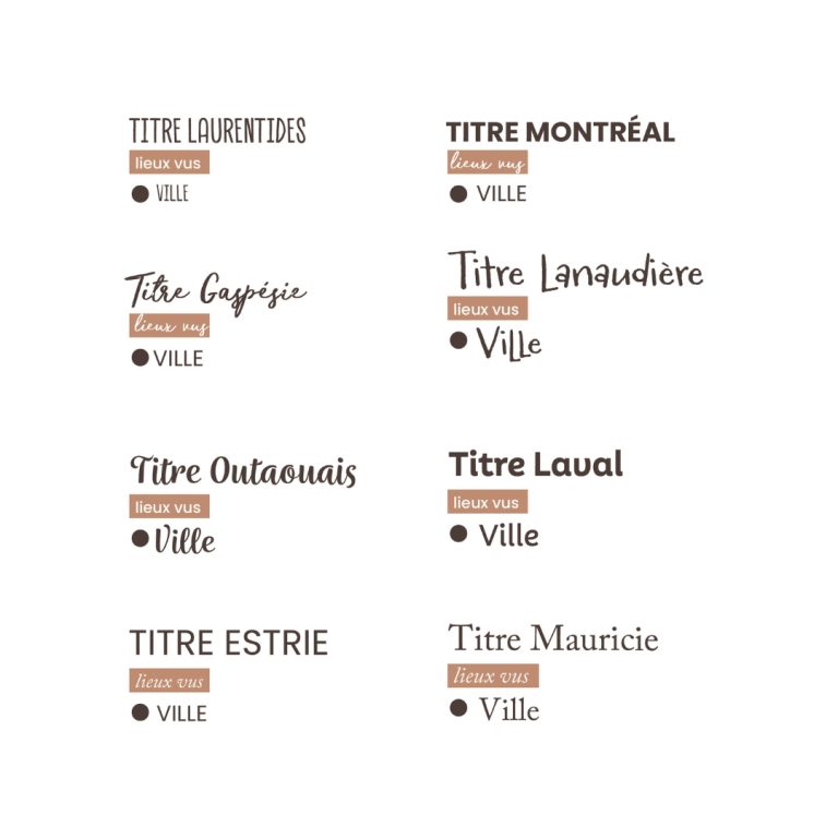 Trace studio Destinaslow Typographie